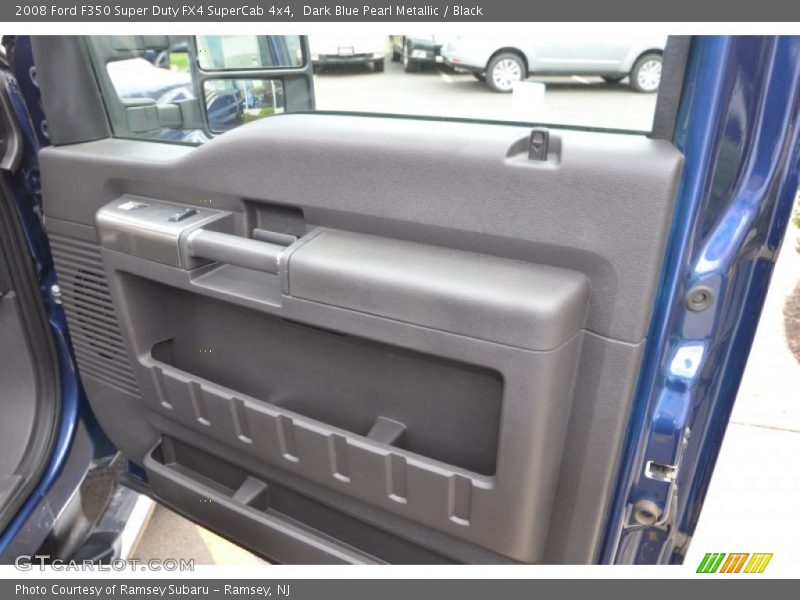 Dark Blue Pearl Metallic / Black 2008 Ford F350 Super Duty FX4 SuperCab 4x4