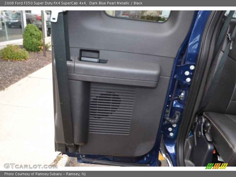 Dark Blue Pearl Metallic / Black 2008 Ford F350 Super Duty FX4 SuperCab 4x4
