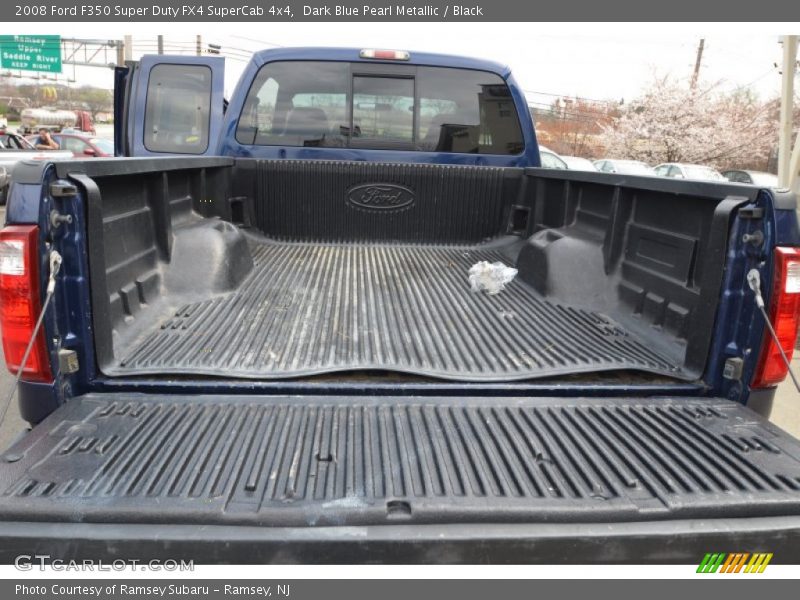 Dark Blue Pearl Metallic / Black 2008 Ford F350 Super Duty FX4 SuperCab 4x4