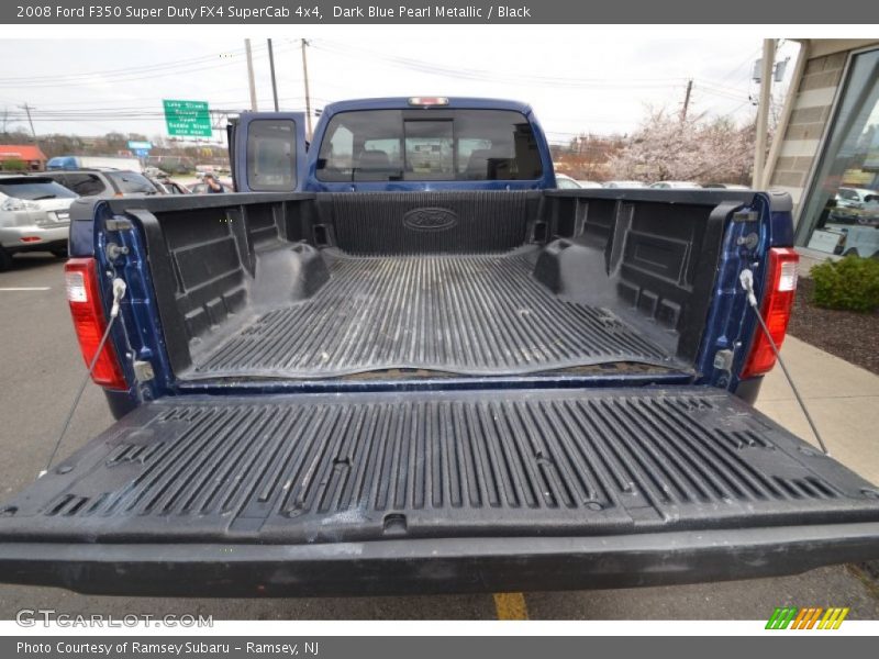 Dark Blue Pearl Metallic / Black 2008 Ford F350 Super Duty FX4 SuperCab 4x4