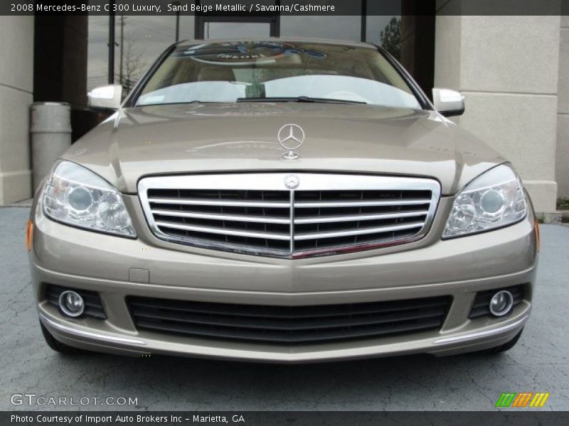 Sand Beige Metallic / Savanna/Cashmere 2008 Mercedes-Benz C 300 Luxury