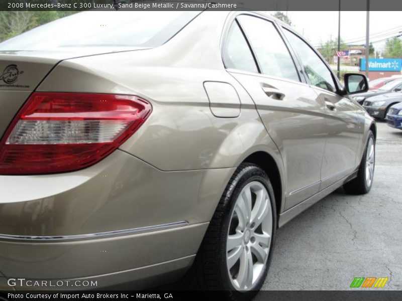 Sand Beige Metallic / Savanna/Cashmere 2008 Mercedes-Benz C 300 Luxury