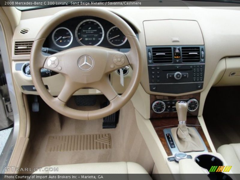 Sand Beige Metallic / Savanna/Cashmere 2008 Mercedes-Benz C 300 Luxury