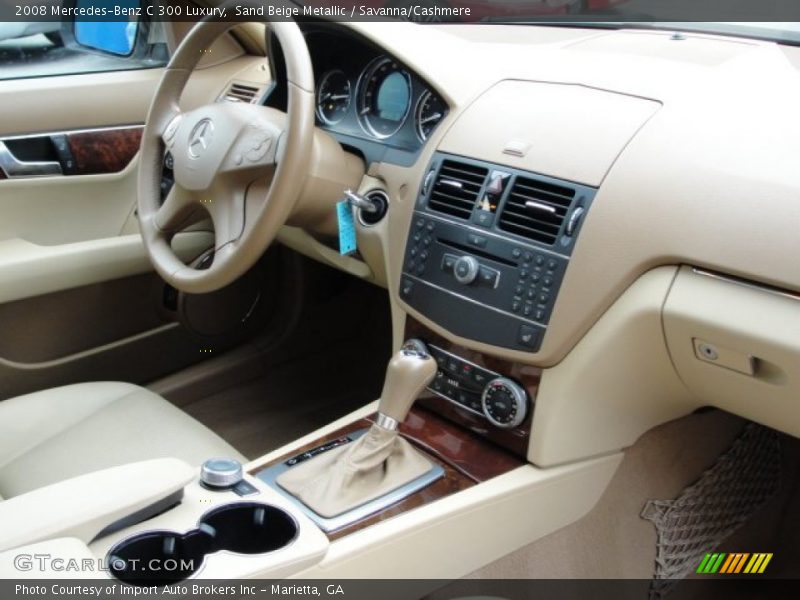 Sand Beige Metallic / Savanna/Cashmere 2008 Mercedes-Benz C 300 Luxury