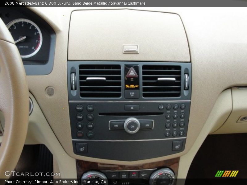 Sand Beige Metallic / Savanna/Cashmere 2008 Mercedes-Benz C 300 Luxury