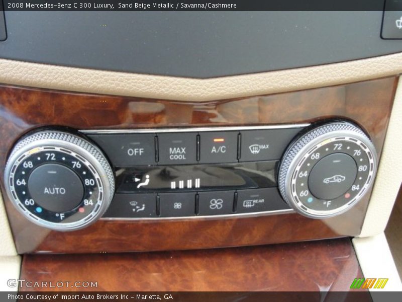 Sand Beige Metallic / Savanna/Cashmere 2008 Mercedes-Benz C 300 Luxury