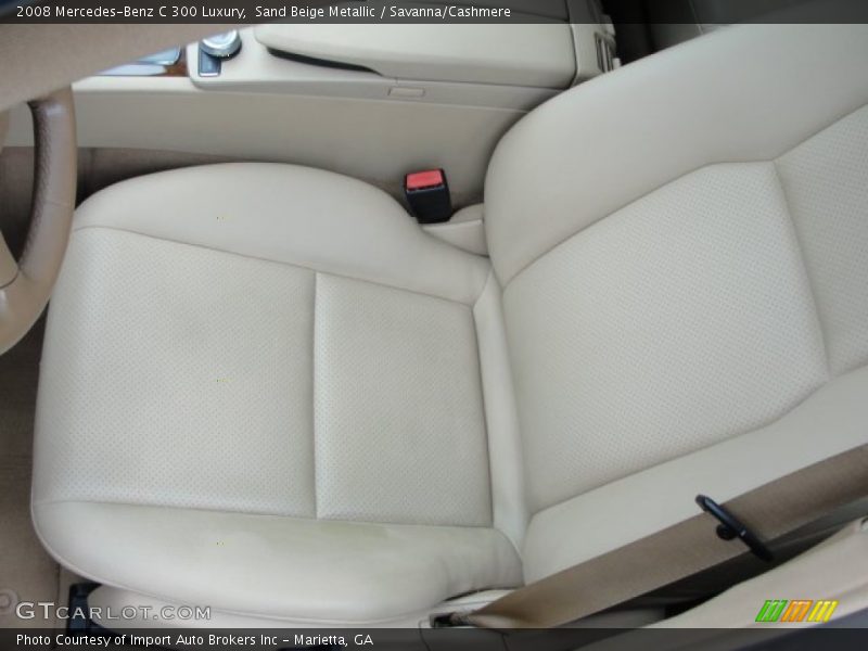 Sand Beige Metallic / Savanna/Cashmere 2008 Mercedes-Benz C 300 Luxury