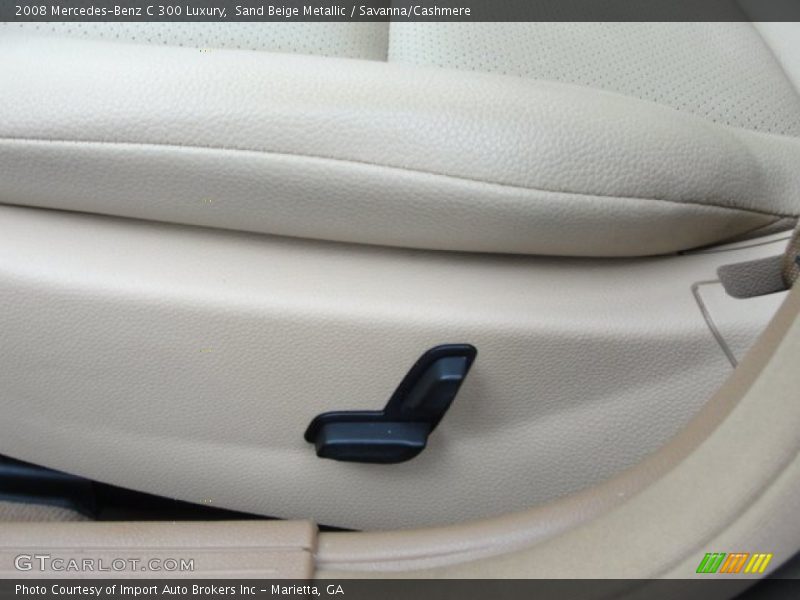 Sand Beige Metallic / Savanna/Cashmere 2008 Mercedes-Benz C 300 Luxury