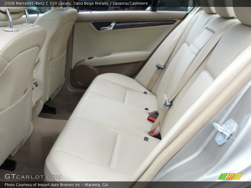 Sand Beige Metallic / Savanna/Cashmere 2008 Mercedes-Benz C 300 Luxury