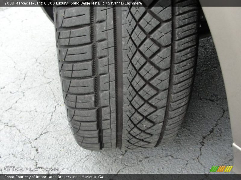 Sand Beige Metallic / Savanna/Cashmere 2008 Mercedes-Benz C 300 Luxury