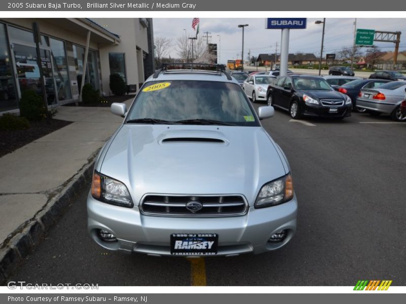 Brilliant Silver Metallic / Medium Gray 2005 Subaru Baja Turbo