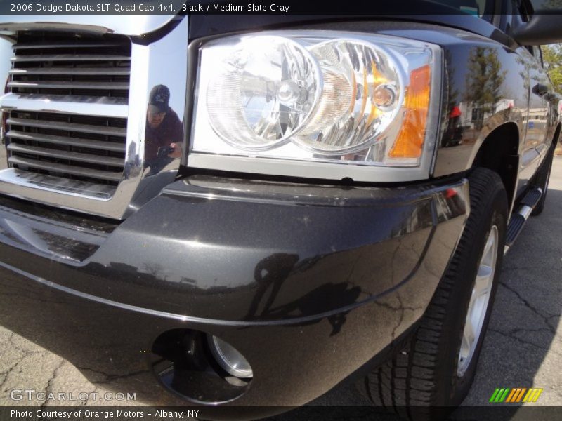 Black / Medium Slate Gray 2006 Dodge Dakota SLT Quad Cab 4x4
