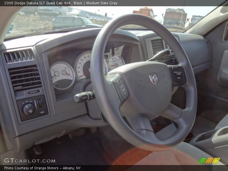 Black / Medium Slate Gray 2006 Dodge Dakota SLT Quad Cab 4x4