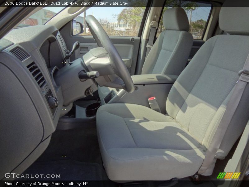 Black / Medium Slate Gray 2006 Dodge Dakota SLT Quad Cab 4x4