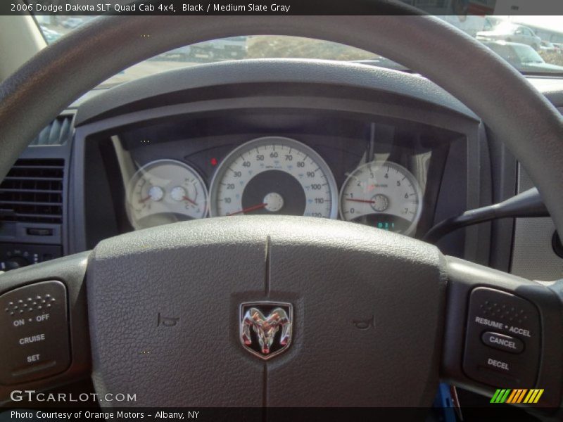 Black / Medium Slate Gray 2006 Dodge Dakota SLT Quad Cab 4x4