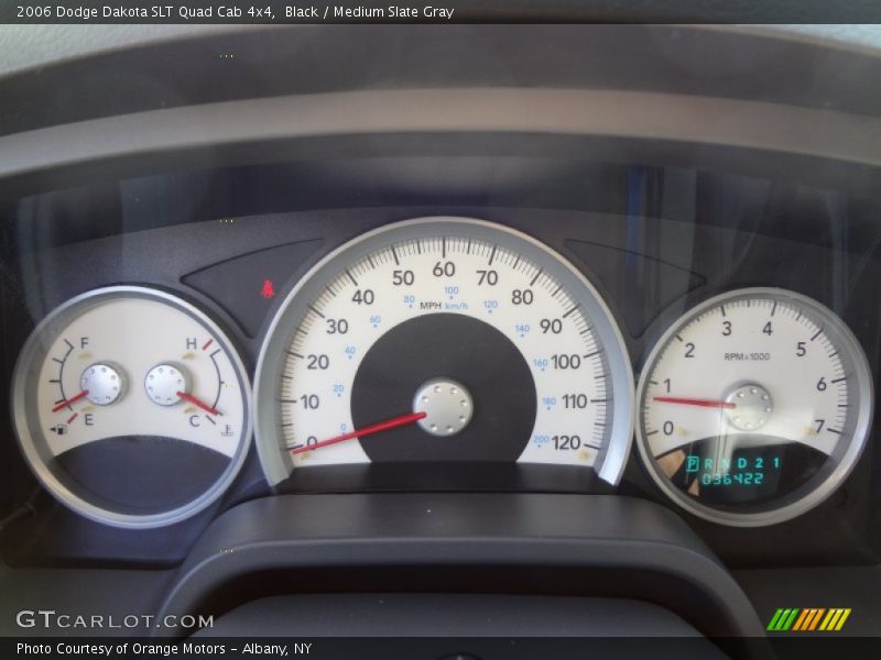 Black / Medium Slate Gray 2006 Dodge Dakota SLT Quad Cab 4x4