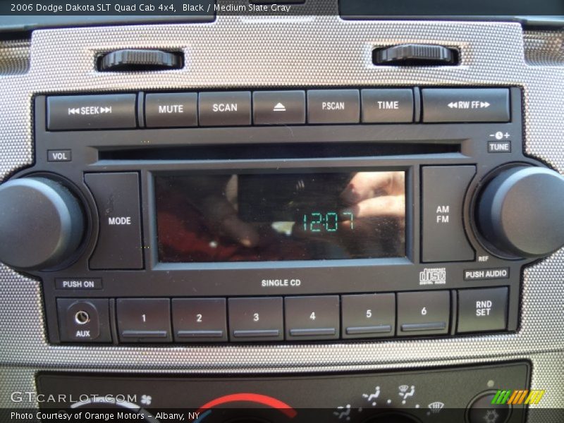 Black / Medium Slate Gray 2006 Dodge Dakota SLT Quad Cab 4x4