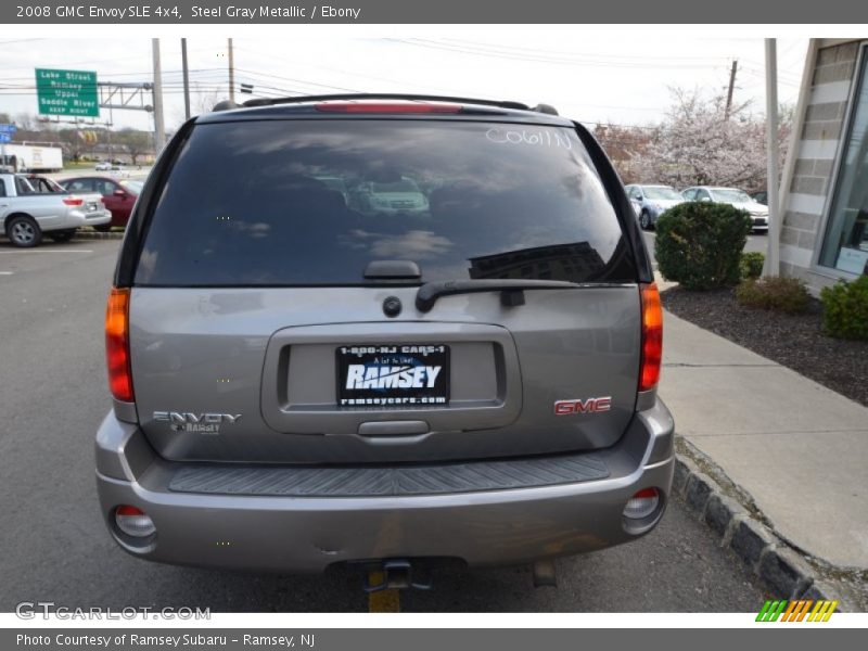 Steel Gray Metallic / Ebony 2008 GMC Envoy SLE 4x4