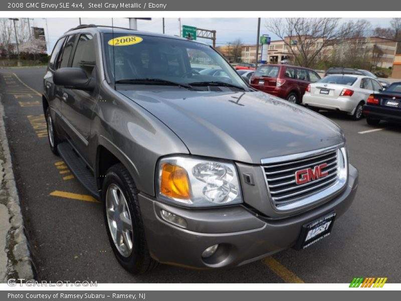 Steel Gray Metallic / Ebony 2008 GMC Envoy SLE 4x4