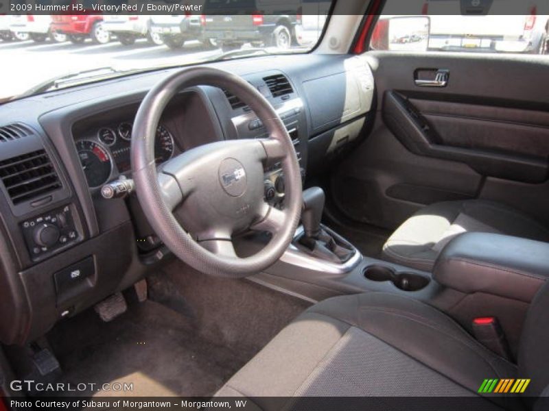 Victory Red / Ebony/Pewter 2009 Hummer H3