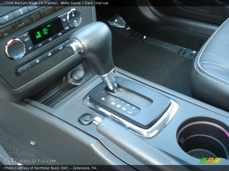 White Suede / Dark Charcoal 2008 Mercury Milan V6 Premier