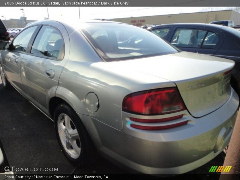 Satin Jade Pearlcoat / Dark Slate Grey 2006 Dodge Stratus SXT Sedan