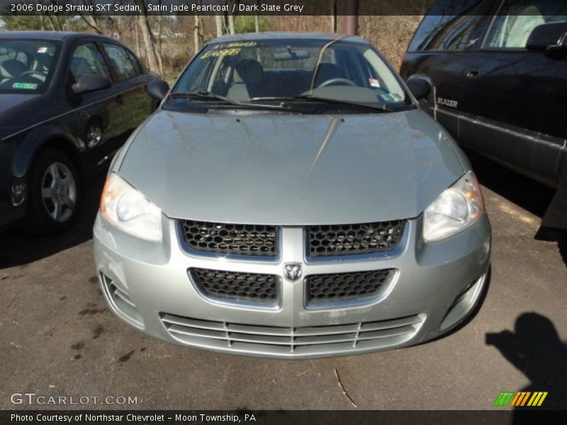 Satin Jade Pearlcoat / Dark Slate Grey 2006 Dodge Stratus SXT Sedan