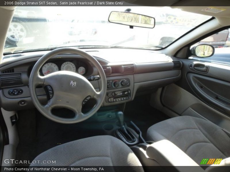 Satin Jade Pearlcoat / Dark Slate Grey 2006 Dodge Stratus SXT Sedan