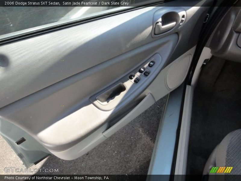 Satin Jade Pearlcoat / Dark Slate Grey 2006 Dodge Stratus SXT Sedan