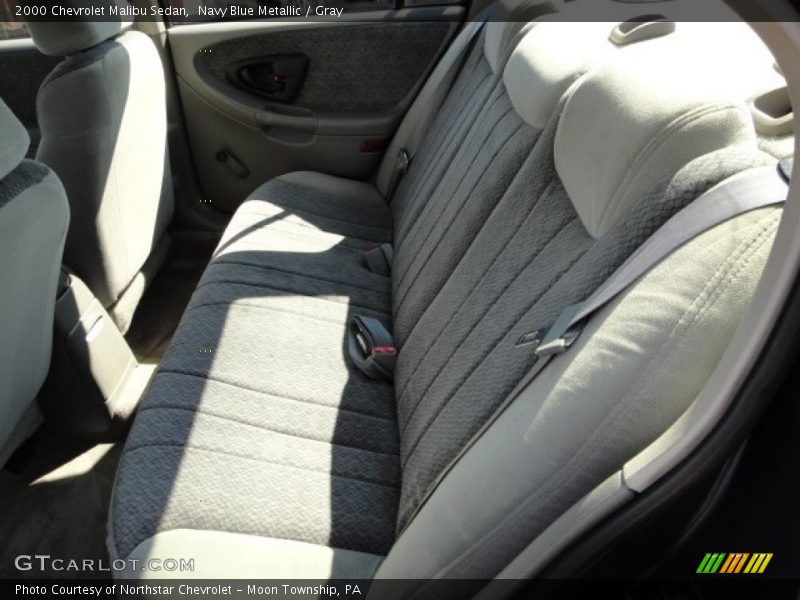 Navy Blue Metallic / Gray 2000 Chevrolet Malibu Sedan