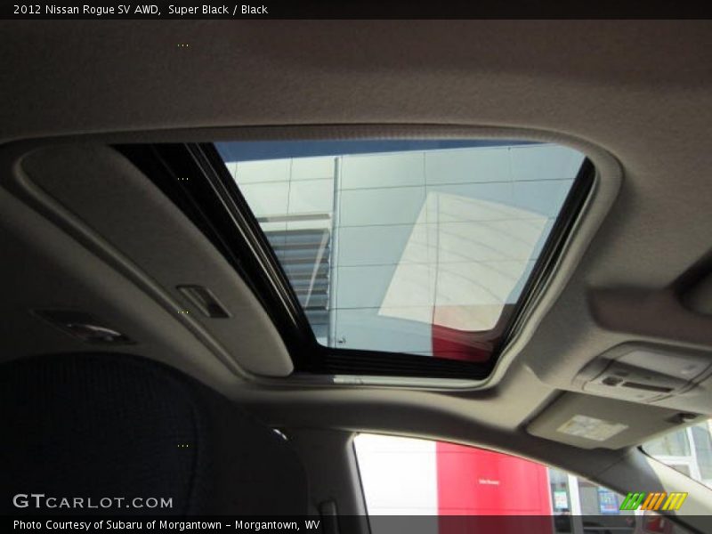 Super Black / Black 2012 Nissan Rogue SV AWD