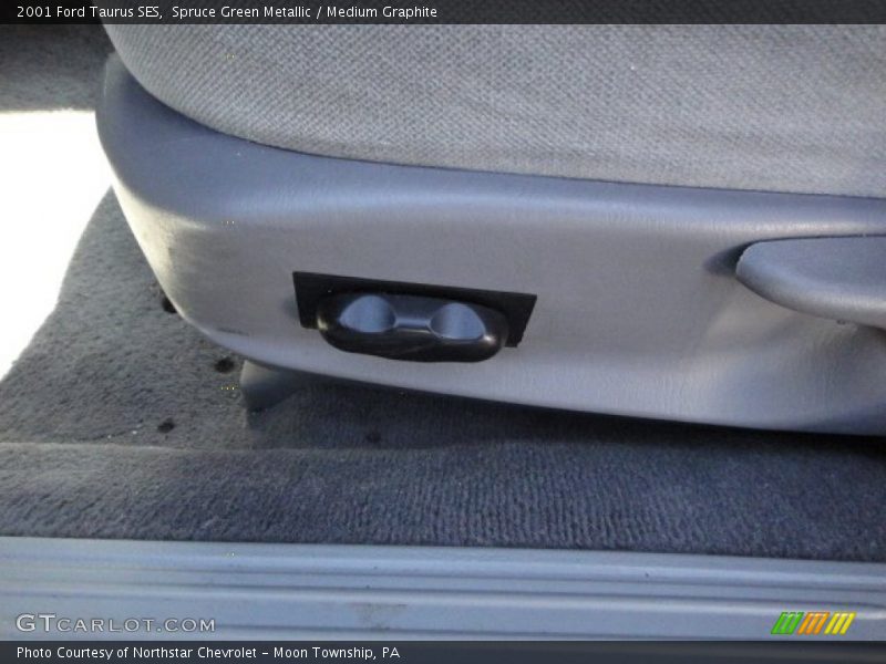 Spruce Green Metallic / Medium Graphite 2001 Ford Taurus SES
