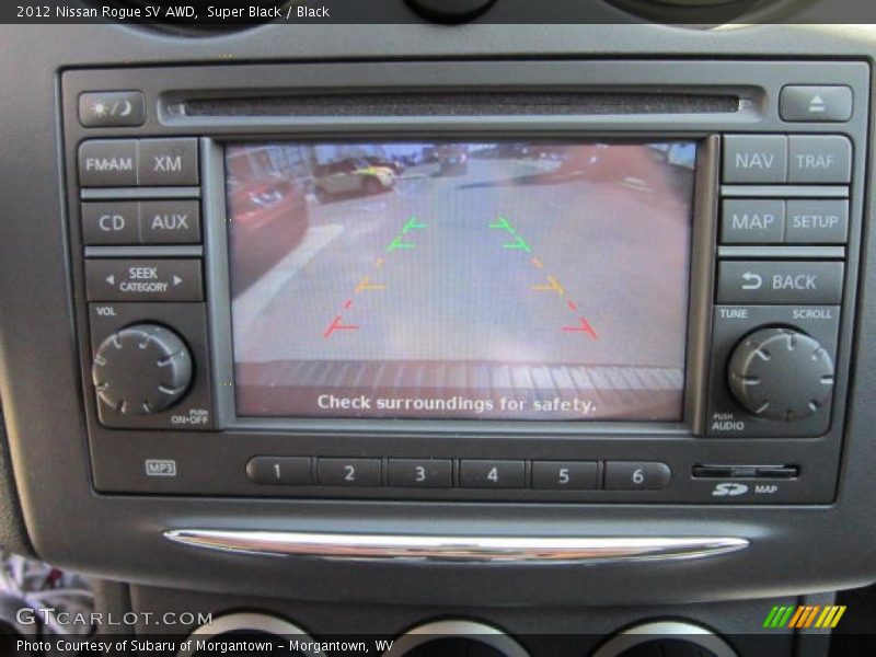 Super Black / Black 2012 Nissan Rogue SV AWD