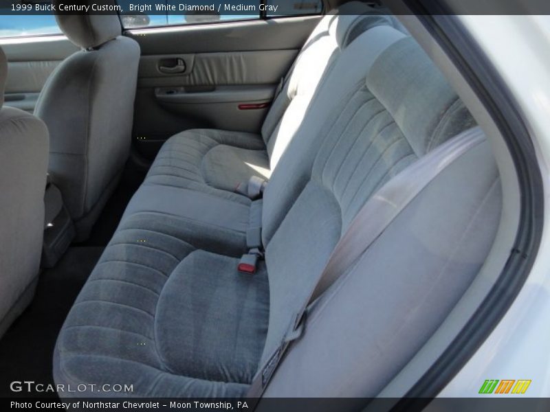 Bright White Diamond / Medium Gray 1999 Buick Century Custom