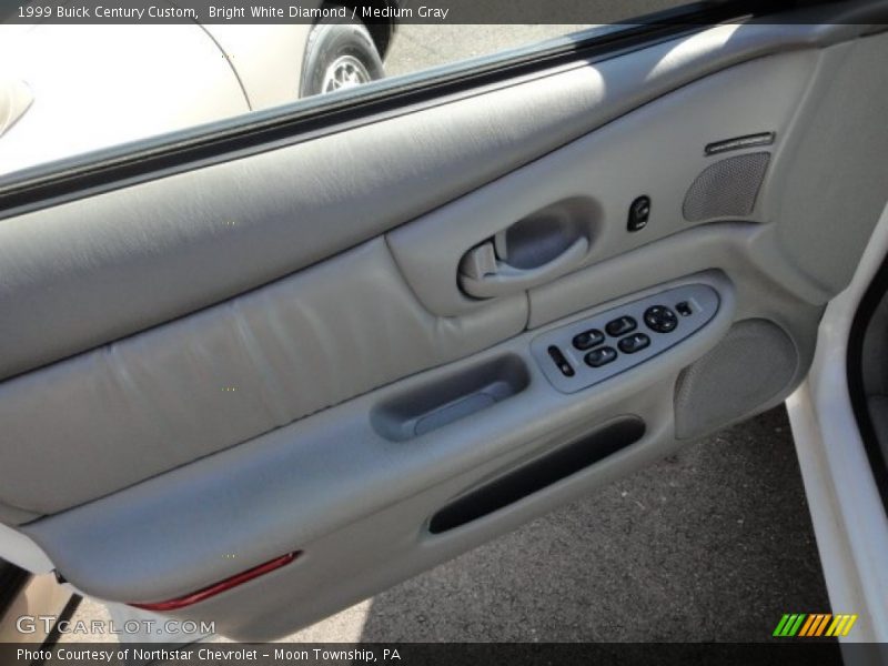 Bright White Diamond / Medium Gray 1999 Buick Century Custom