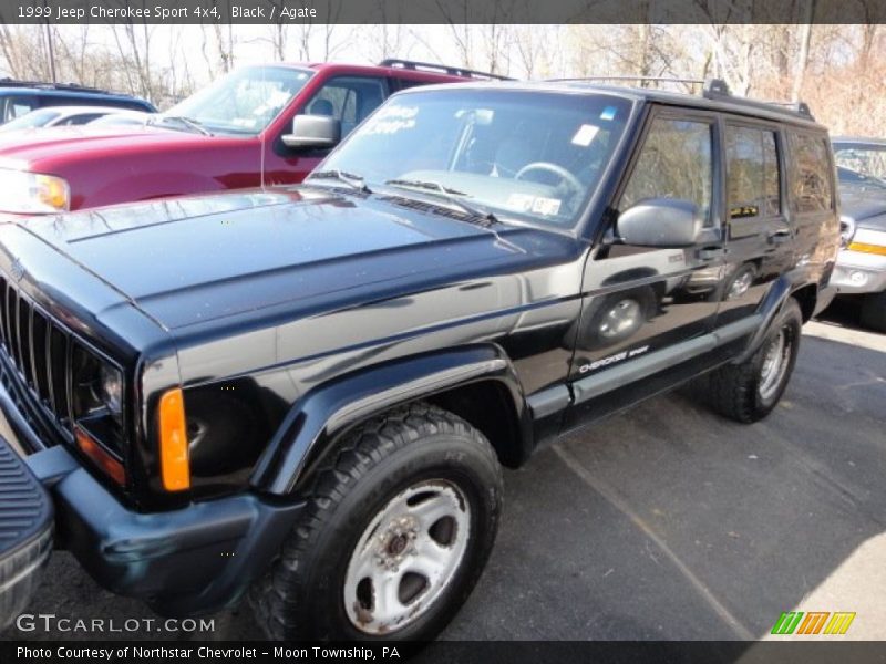 Black / Agate 1999 Jeep Cherokee Sport 4x4