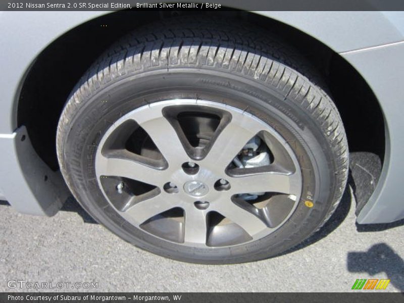Brilliant Silver Metallic / Beige 2012 Nissan Sentra 2.0 SR Special Edition