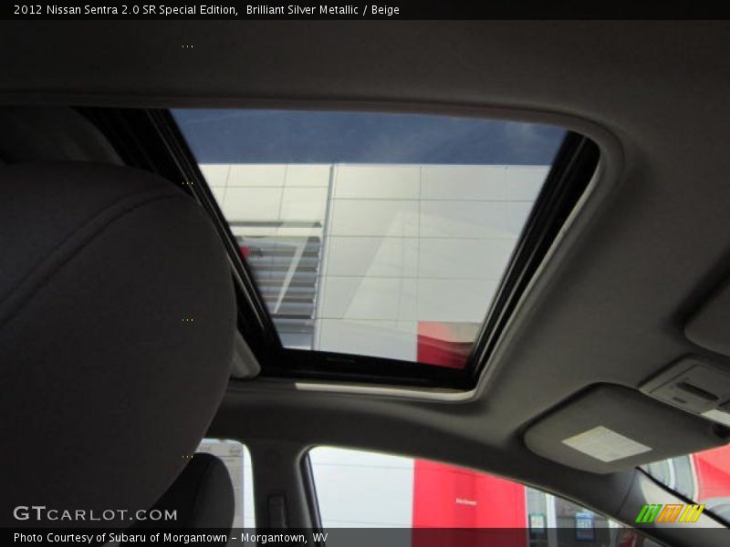 Brilliant Silver Metallic / Beige 2012 Nissan Sentra 2.0 SR Special Edition