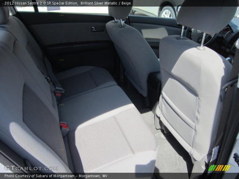 Brilliant Silver Metallic / Beige 2012 Nissan Sentra 2.0 SR Special Edition