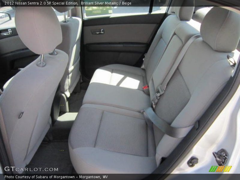 Brilliant Silver Metallic / Beige 2012 Nissan Sentra 2.0 SR Special Edition