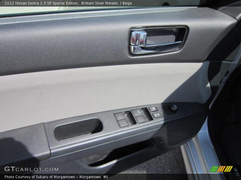 Brilliant Silver Metallic / Beige 2012 Nissan Sentra 2.0 SR Special Edition