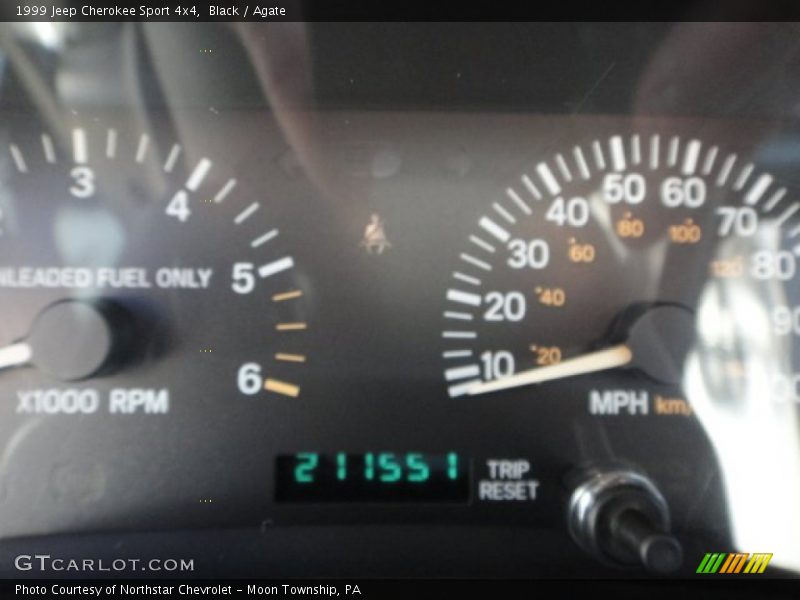 Black / Agate 1999 Jeep Cherokee Sport 4x4