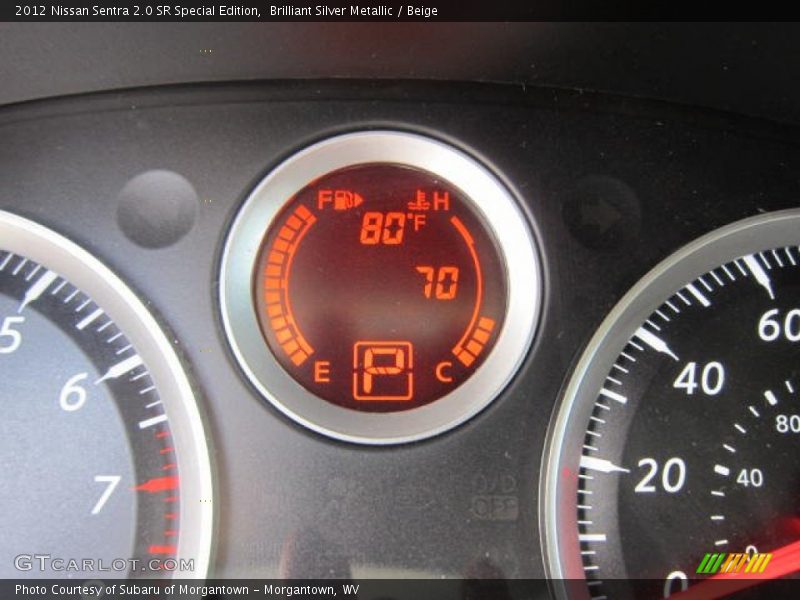 Brilliant Silver Metallic / Beige 2012 Nissan Sentra 2.0 SR Special Edition