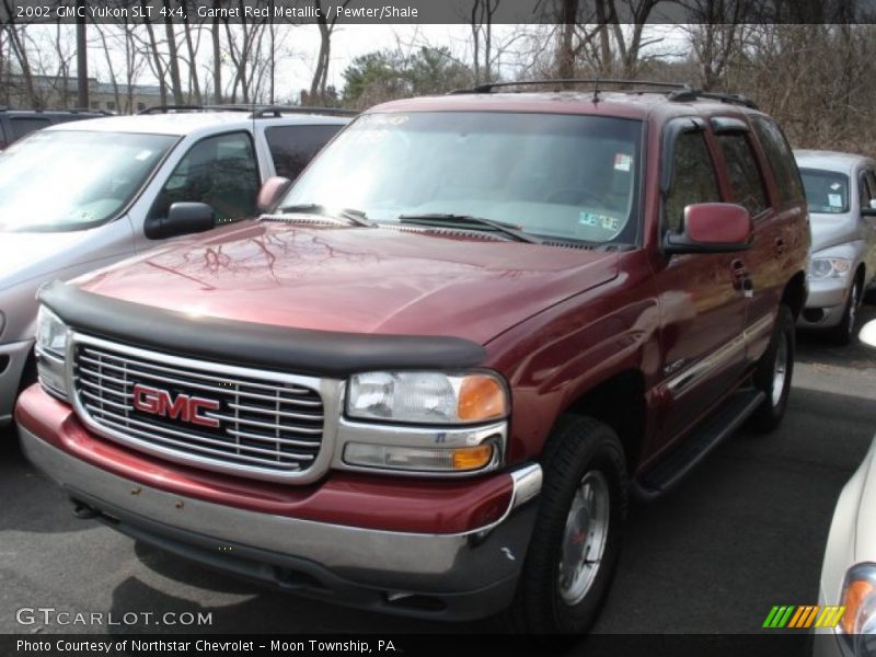 Garnet Red Metallic / Pewter/Shale 2002 GMC Yukon SLT 4x4