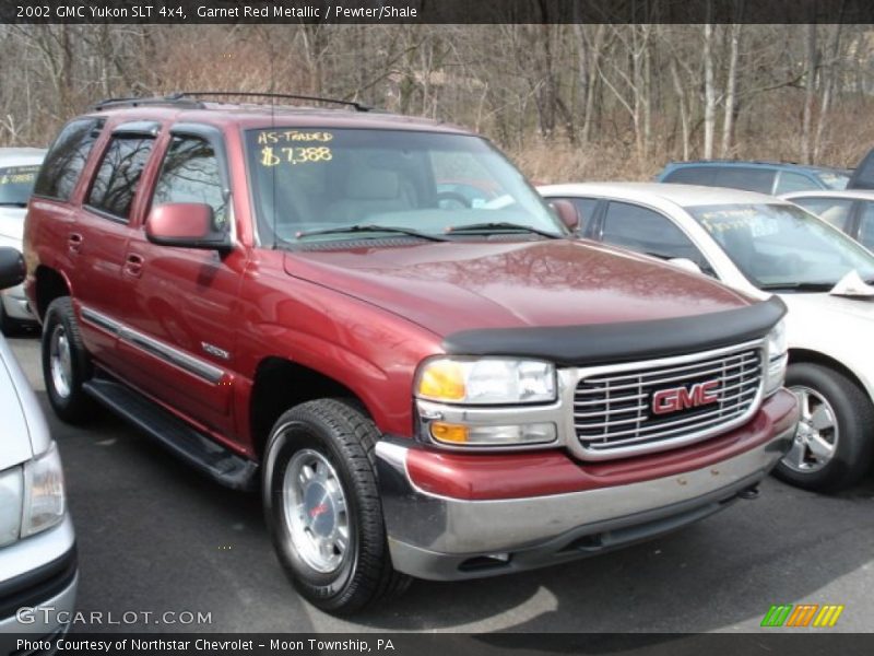 Garnet Red Metallic / Pewter/Shale 2002 GMC Yukon SLT 4x4