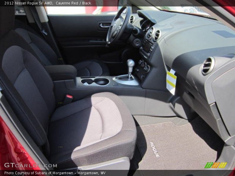 Cayenne Red / Black 2012 Nissan Rogue SV AWD