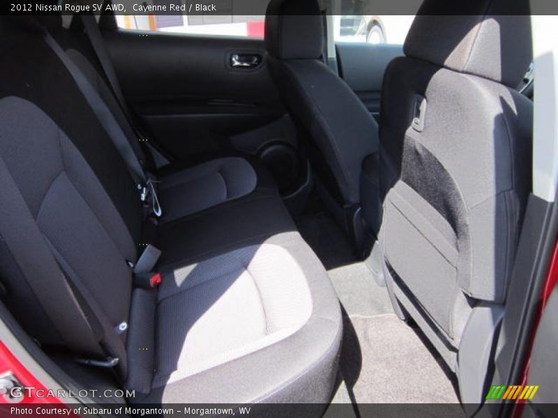 Cayenne Red / Black 2012 Nissan Rogue SV AWD