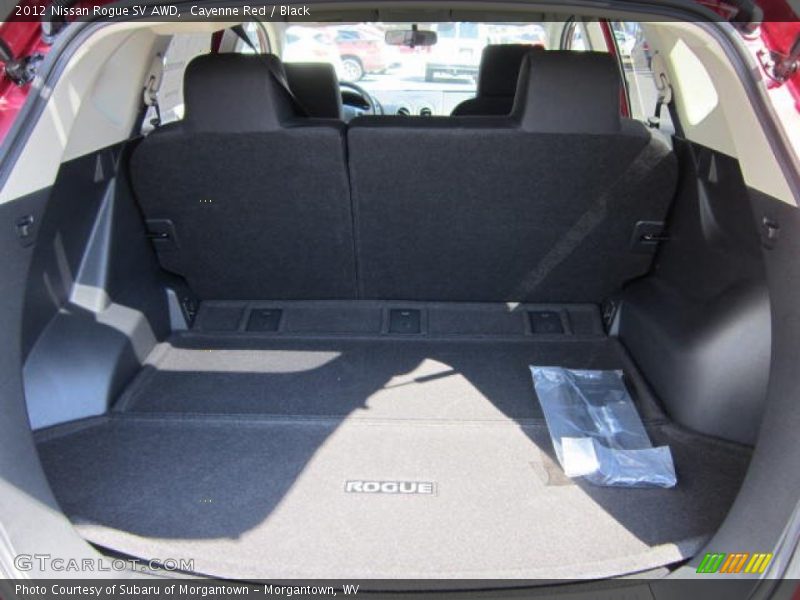 Cayenne Red / Black 2012 Nissan Rogue SV AWD