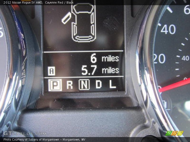 Cayenne Red / Black 2012 Nissan Rogue SV AWD