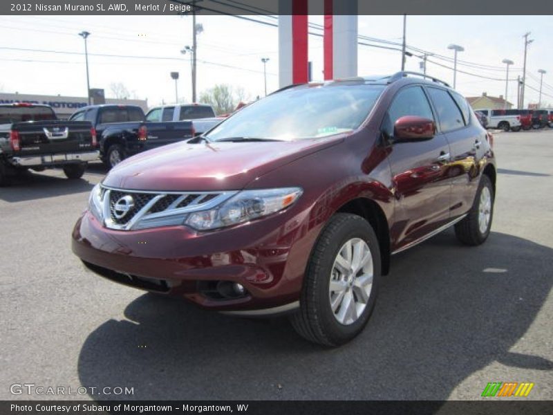 Merlot / Beige 2012 Nissan Murano SL AWD